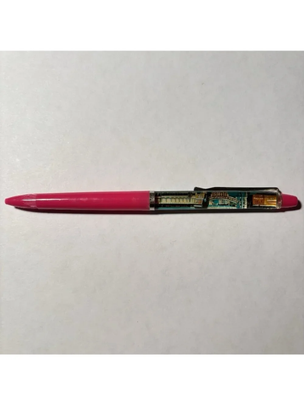 Reno Nevada Floaty Pen Vintage Souvenir Promo